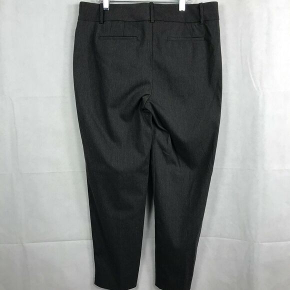 Chicos Pants Womens Sz 0.5 US 6 Charcoal Gray Fabulously Slimming Ankle Dress - Picture 3 of 9